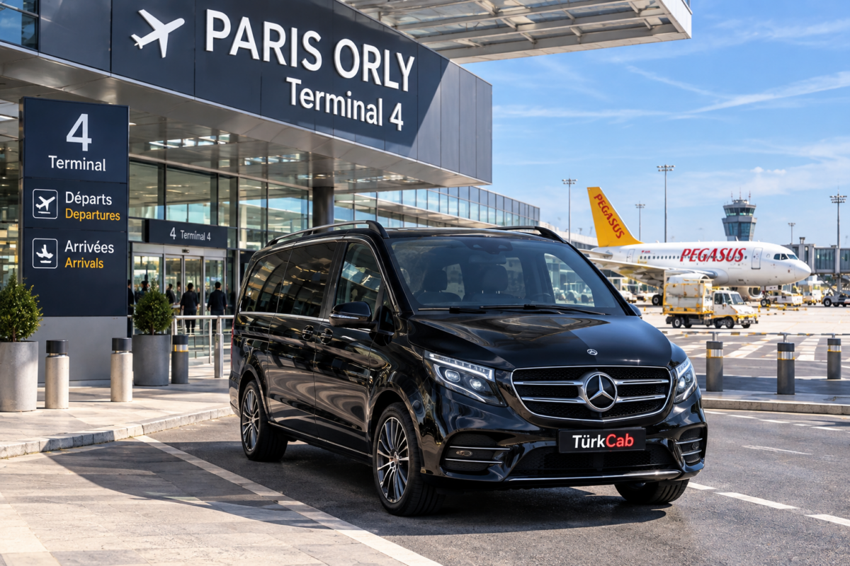 Orly Havalimanı'ndan Paris şehir merkezine Türkçe konuşan şoförle transfer